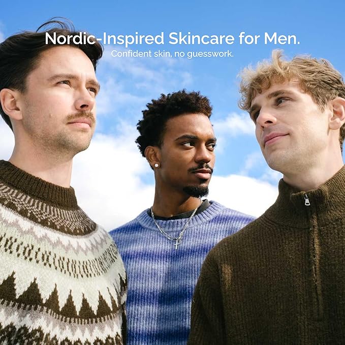 Nordisk Element Body Serum for Men, 9.13 Fl Oz | Lightweight & Instant Hydrating Serum with Hyaluronic Acid, Antioxidants & Nordic Botanicals | Vegan, Spices & Sandalwood Scent
