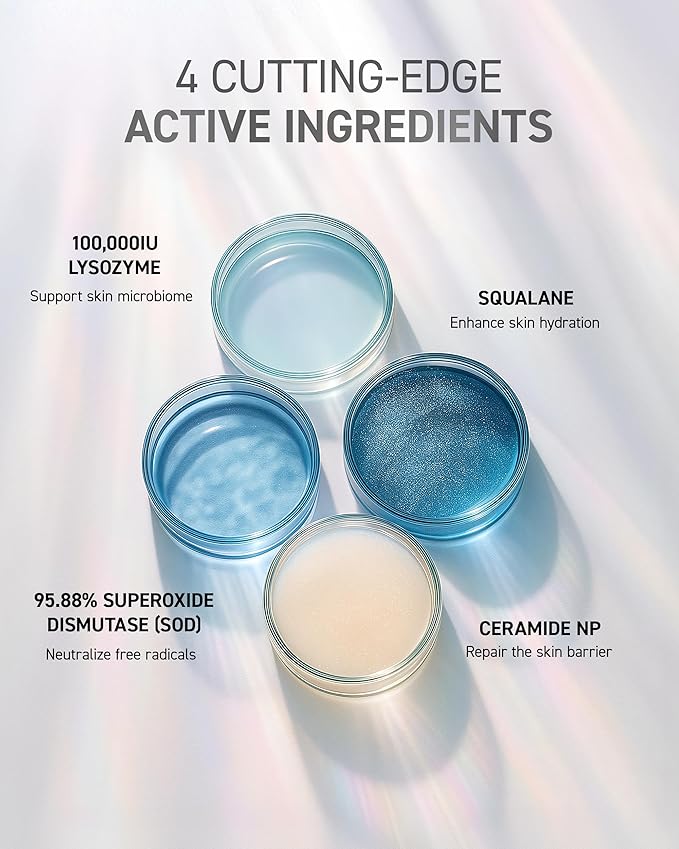 SumaNurica Purifying Enzyme Cleansing Balm, Biotech Peptide Makeup Remover, 3-in-1 Facial Oil Cleanser for Sensitive & Acne-Prone Skin, Deep Cleanse Waterproof Makeup & Impurities, 3.5oz/100g