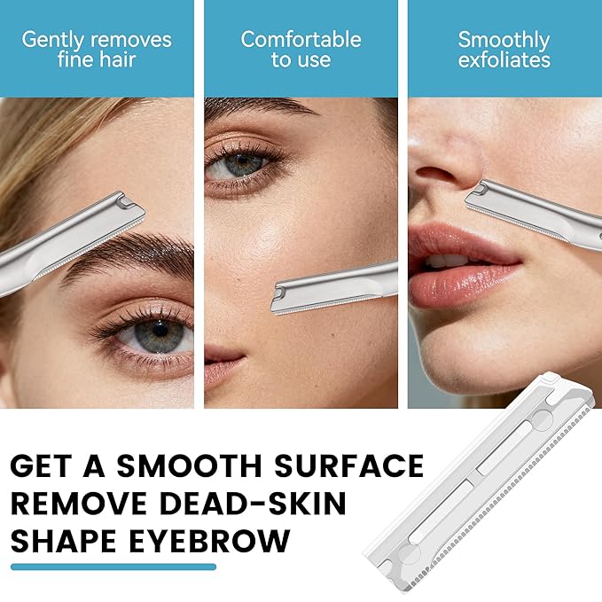 18-Pack Replacement Blades for Women's Eyebrow Razor