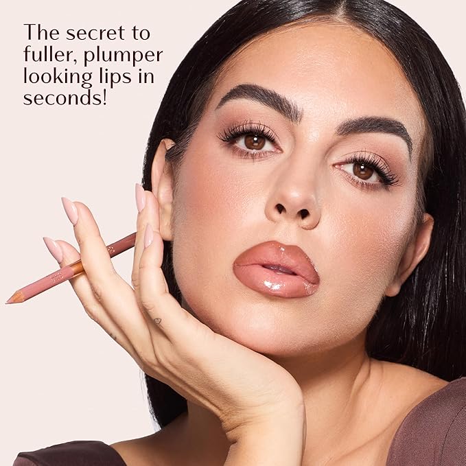 Charlotte Tilbury Lip Cheat Contour Duo - Dual-Sided Lip Liner Pencil to Sculpt & Fill for an Easy Contour Effect - Helps Prevent Lipstick Feathering - Tan