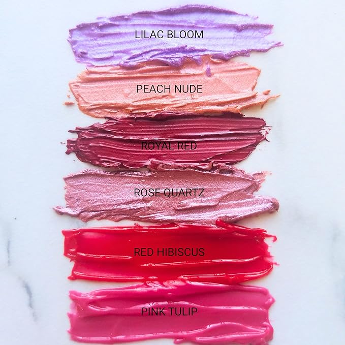 Aromi Glossy Lip Tint in Pot – Hydrating Lip Gloss Color, Sheer, Bright Pink Magenta Shade, Vegan & Cruelty-free, Moisturizing, Non-Sticky Formula (Pink Tulip)