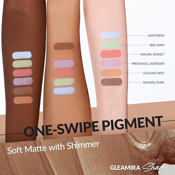 BEPHOLAN Matte Brown Liquid Eyeshadow With Subtle Shimmer Waterproof,Long-Lasting, Neutral Naked Smooth Creamy Eyeshadow Lightweight Crease-Resistant Liquid-to-Powder Eye Shadow(Sahara Dusk 05#)