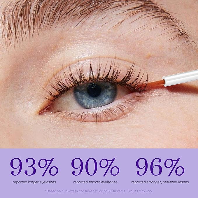 Lash Serum for Eyelash Growth, Premium Lash Enhancing Serum for Women & Men with Advanced Formula Volumizing Longer Fuller and Thicker Looking Lashes, Vegan & Cruelty-Free