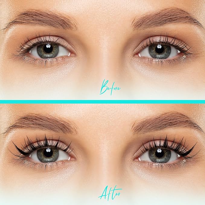 Lash Clusters Manga 168Pcs Eyelash Cluster Wet Look Ultra-Thin Invisible Lash Band Eyelashes Extensions Spiky Anime Wide Span Lashes for Beginners(Autumn Leaves,C-18mm)