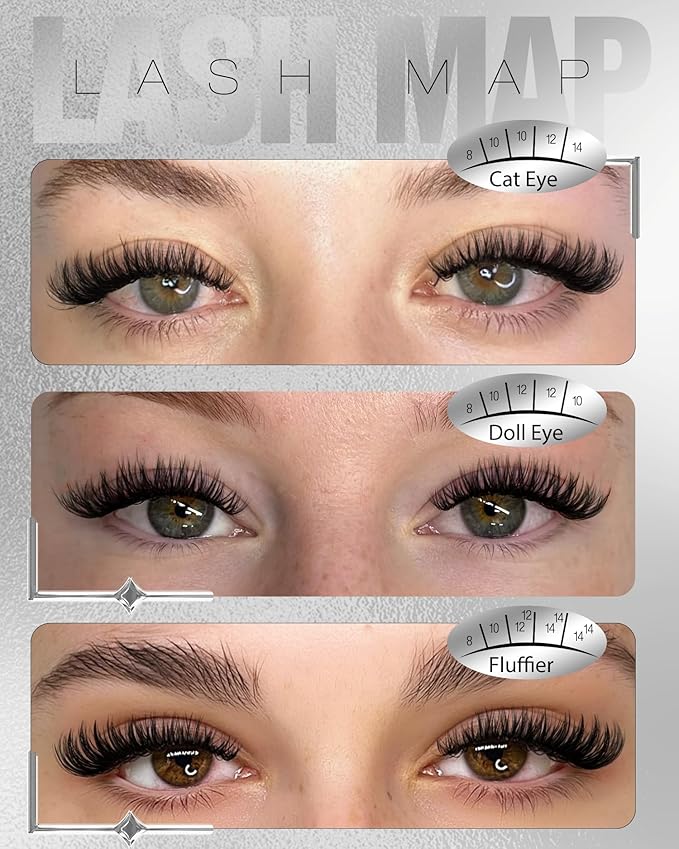 Flaunt Cluster Lashes Short 8-14MM Eyelash Clusters Wispy Lash Clusters Ultra-Dense Cluster Eyelash Extensions CD-Curly Wet Look Individual Lashes 110PCS Natural Clusters