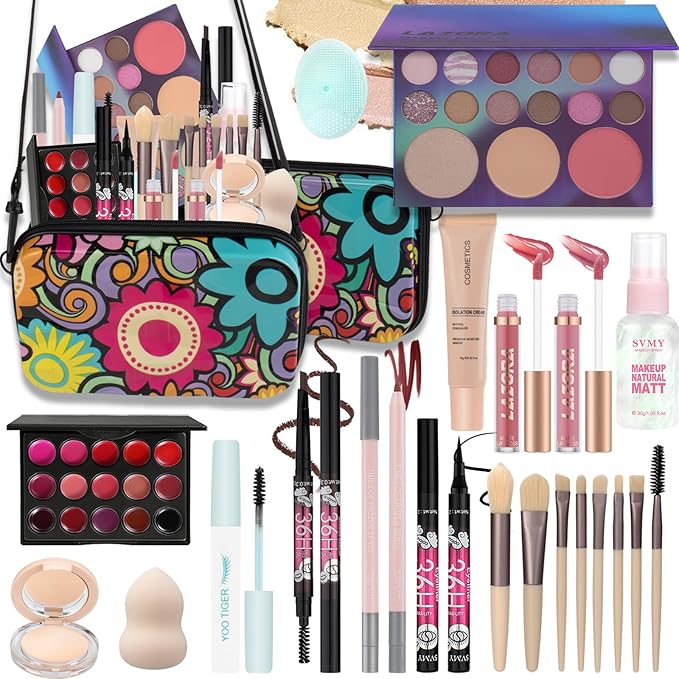 Makeup Set Makeup Kits for Teen Travel Makeup Kit Make up Set for Women Teens Girls Beginners Makeup Gift Set for Girls Teenagers