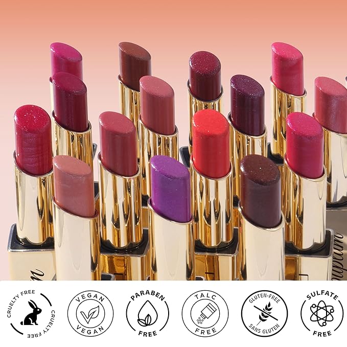 Depuplum Nude Lipstick Moisturizing for Women Shimmer Tinted Lip Balm Hydrating Nourishing Lip Gloss Vegan& Cruelty Free Lip Makeup, ZG118 Undertone