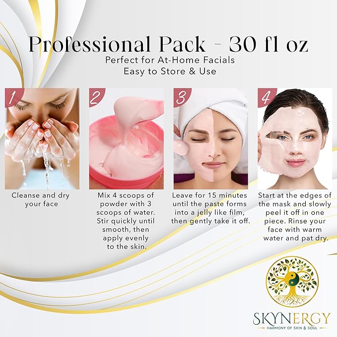 Australian Sheep Placenta Jelly Masks - Professional Grade Hydro Glo Peel Off Mask for Skin Hydration & Glow - Suitable for All Skin Types, Vajafacial Jelly Mask | 12 Applications (30 Fl Oz)