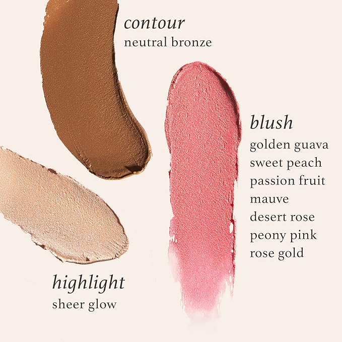 Julep Skip The Brush Cream to Powder Highlighter Stick- Sheer Glow - Blendable and Buildable Color - 2-in-1 Makeup Stick