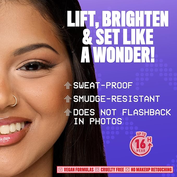 NYX PROFESSIONAL MAKEUP Wonder Snatch Setting Powder, Lifting Loose Powder With Up To 16HR Wear - Banana Brat (Brightening Yellow)