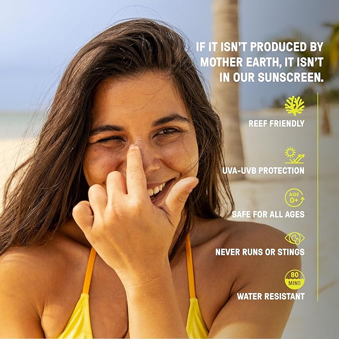 Raw Elements Tinted Daily Face Moisturizer All-Natural Mineral Sunscreen | Non-Nano Zinc Oxide, 95% Organic, Reef Safe, SPF 30, in Bio-Resin Tube, 1.8oz