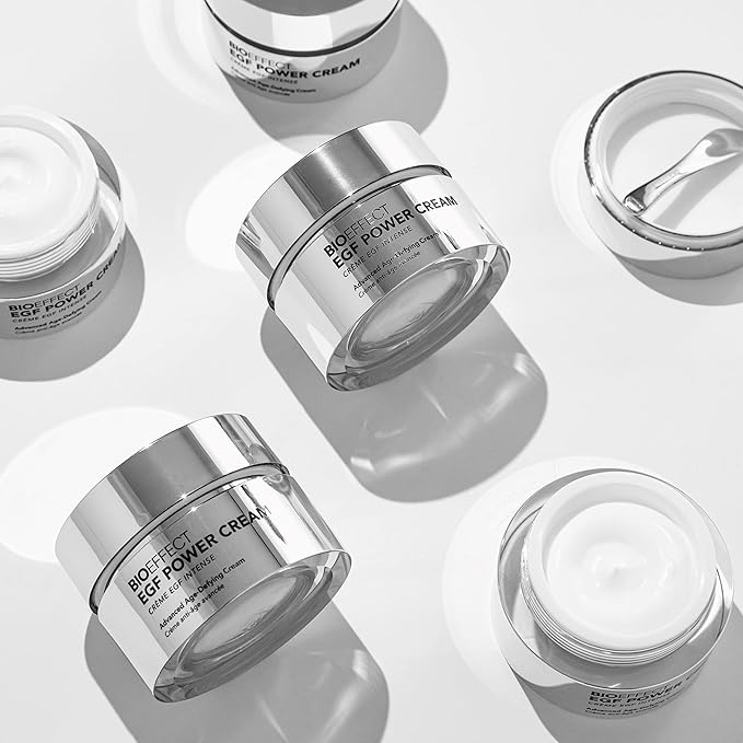 BIOEFFECT EGF Power Cream Anti-Aging Facial Moisturizer With Niacinamide, Hyaluronic Acid, Growth Factor for Collagen, Wrinkles, Age or Dark Spots, A Firming, Hydrating Treatment For Face And Neck