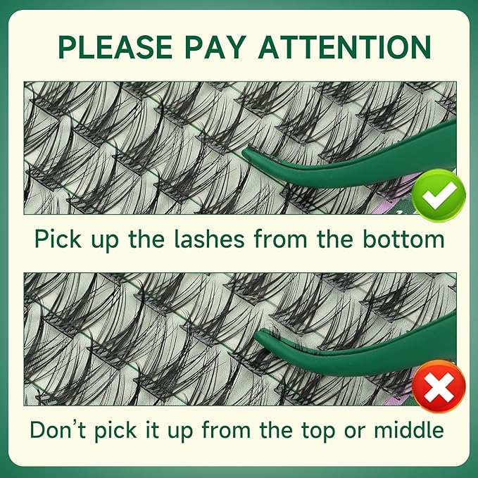 KEYYOU LASH Fairy Lashes Clusters Manga Eyelash Clusters C Curl Cluster Eyelash Extensions Ultra Lightweight Natural Lash with Extremely thin wispy false eyelashes(F03,C-8-18mm)