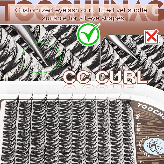 Flora Lash Clusters Wispy Volume Eyelash Clusters Natural DIY Eyelash Extension Soft Lashes Individual False Eyelashes Clusters by TOOCHUNAG