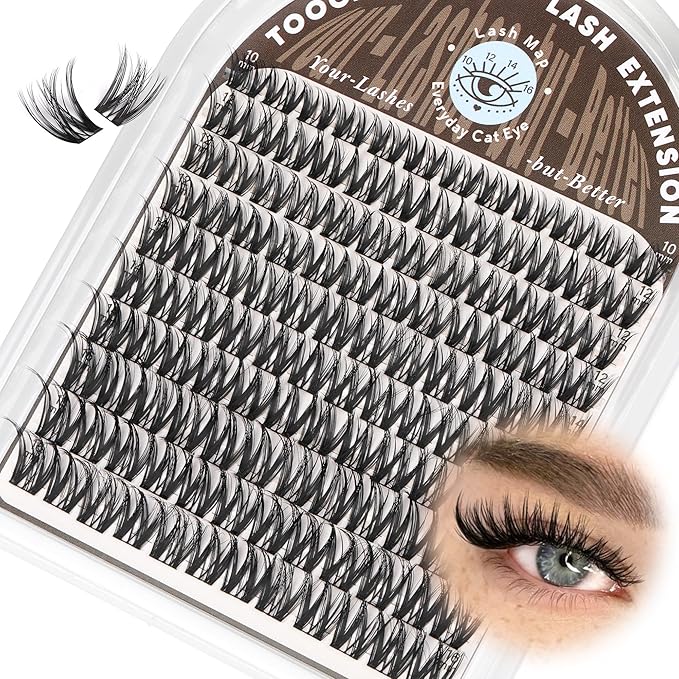Flora Lash Clusters Wispy Volume Eyelash Clusters Natural DIY Eyelash Extension Soft Lashes Individual False Eyelashes Clusters by TOOCHUNAG