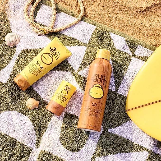 Sun Bum Original SPF 40 Face and Body Sunscreen Stick - Water resistant Broad Spectrum Facial Sunscreen - Hawaii 104 Act Compliant (Made Without Octinoxate & Oxybenzone) - Travel Size - 0.7 oz