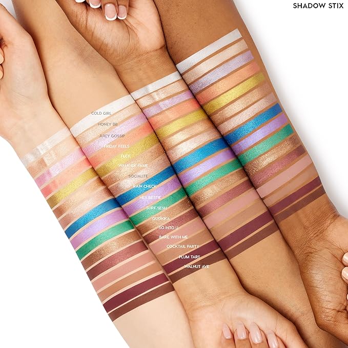 ColourPop Shadow Stix - Cream Eyeshadow Stick with Long-Lasting Color - Multi-Use Cream Makeup with a Built-In Sharpener & Precise Tip for Easy Application - Walnut Ave (0.05 oz)
