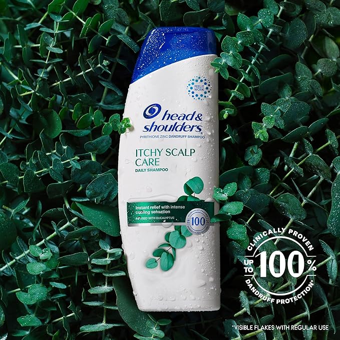 Head & Shoulders Anti-Dandruff Shampoo and Conditioner, with Eucalyptus for Itchy Scalp Care 2-in-1 Twin Pack, 1% Pyrithione Zinc, Flake Control and Refreshed Scalp, 32.1 fl oz Each