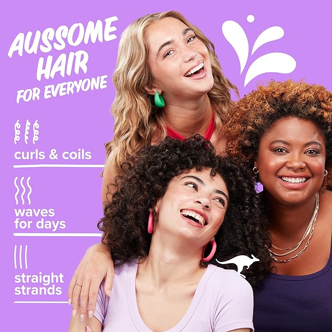 Aussie Miracle Moist Shampoo for All Hair Types - Dry, Curly, Coily, Wavy, Straight - Paraben-Free, Moisturizing, Gentle Cleansing with Avocado & Jojoba Seed Oil, 26.2 Fl Oz