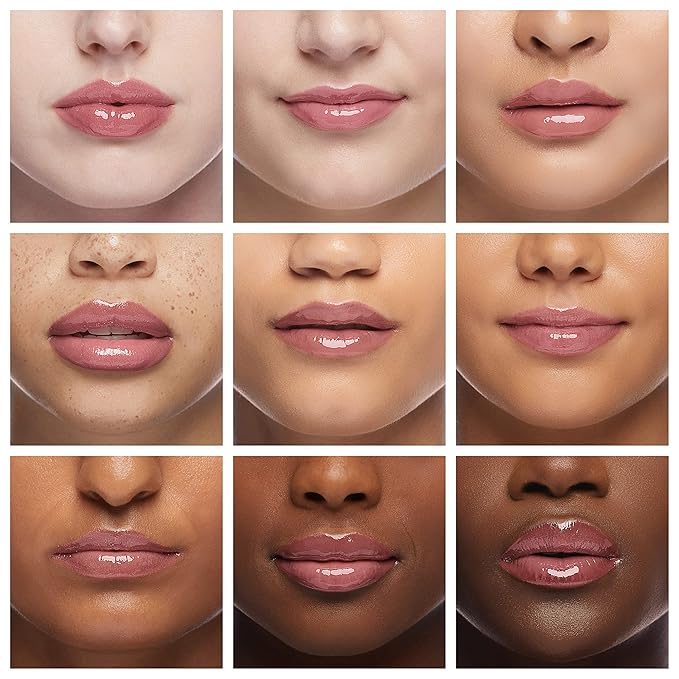 Ruby Kisses Broadway Vita-Lip Clear Lip Gloss (8 Pack), Ultra-Hydrating & Soothing Formula with Vitamins, High-Shine Non-Sticky Finish Lip Balm with Mint, Rosehip, Coconut, Mango, Argan, Honey, Shea