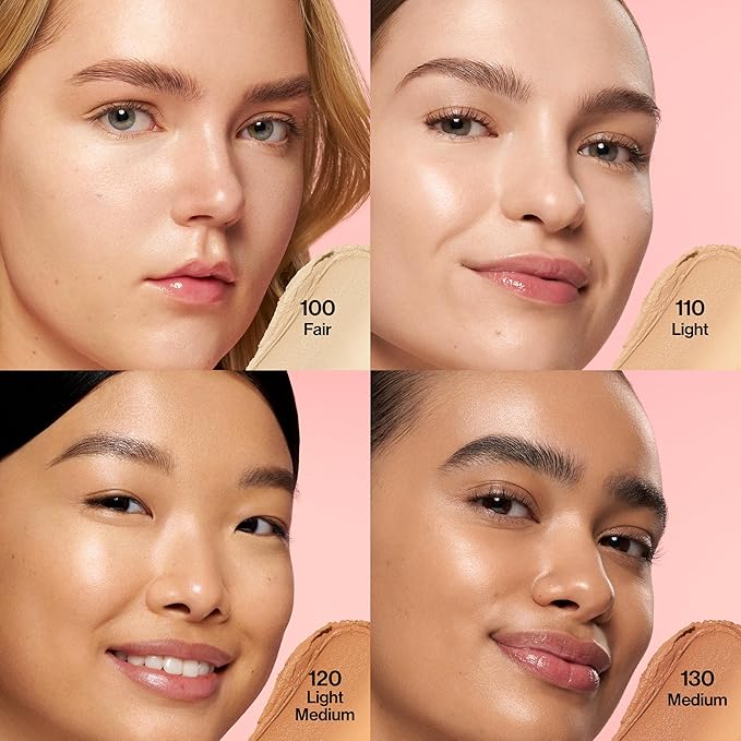 Revlon Glimmer Tinted Moisturizer Stick for Face, Lightweight Foundation, Hydrating Skincare-Infused Makeup, 120, 0.31 oz
