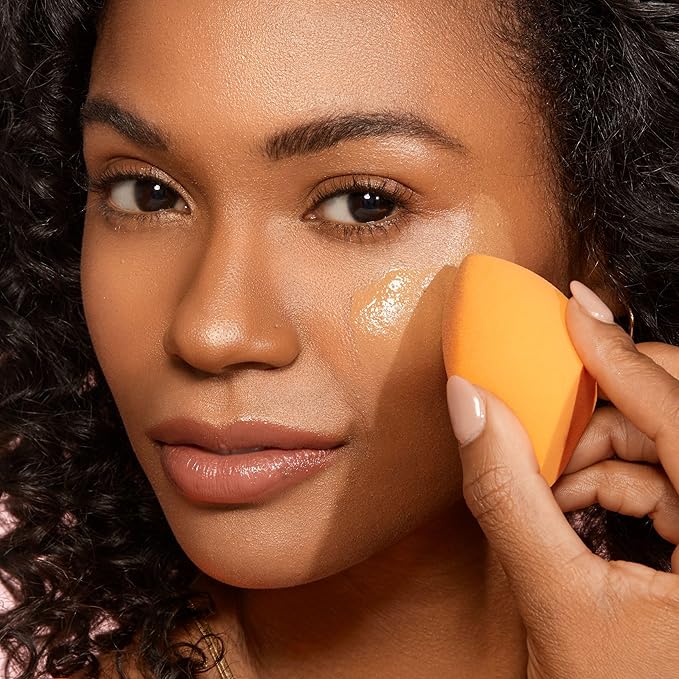 Real Techniques Miracle Complexion Beauty Sponge Makeup Blender, Set of 4