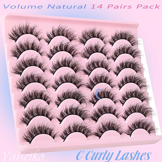 Natural Manga Eyelashes Cat Eye Lashes Spiky Eyelash That Look Like Extensions Strip Lashes Wispy Eyelashes Soft 17mm Foxy Eyelash by Yaiseiko