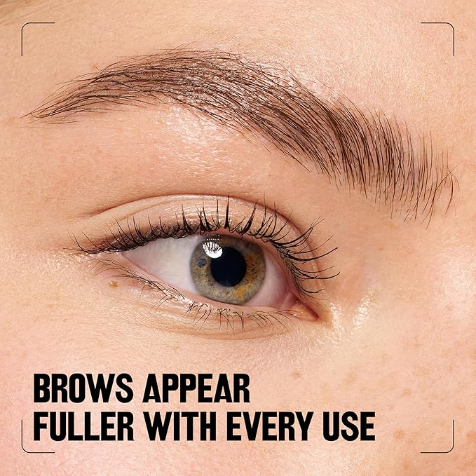Revlon PhotoReady Lifting Brow Gel, Tinted Eyebrow Lamination with Spoolie Brush, Conditions, Shapes & Defines, 803 Warm Medium Brown, 0.23 fl oz