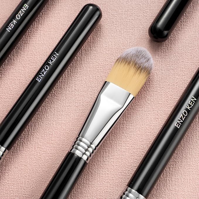 Flat Foundation Brush for Liquid Makeup, Liquid Foundation Brush, Flat Makeup Brush for Liquid Foundation, Make up Brush, Makeup Brushes Foundation. (900)