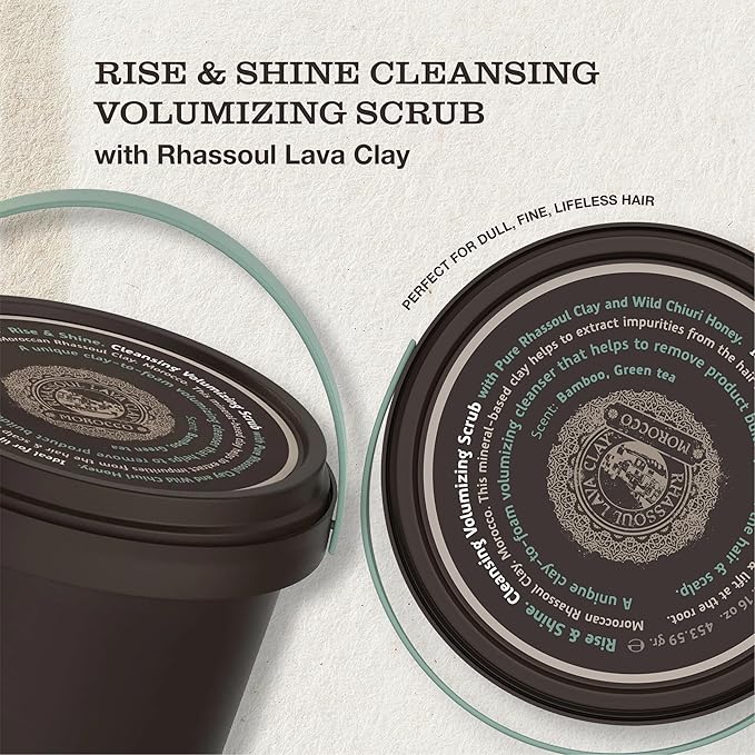 Tweak’d by Nature - Rise & Shine Cleansing Volumizing Hair Scrub for Scalp Treatment, Exfoliating Scrub for Fine Hair, Nourishing Scalp Care for Instant Shine, Sulfate Free, Paraben Free (16 ounces)