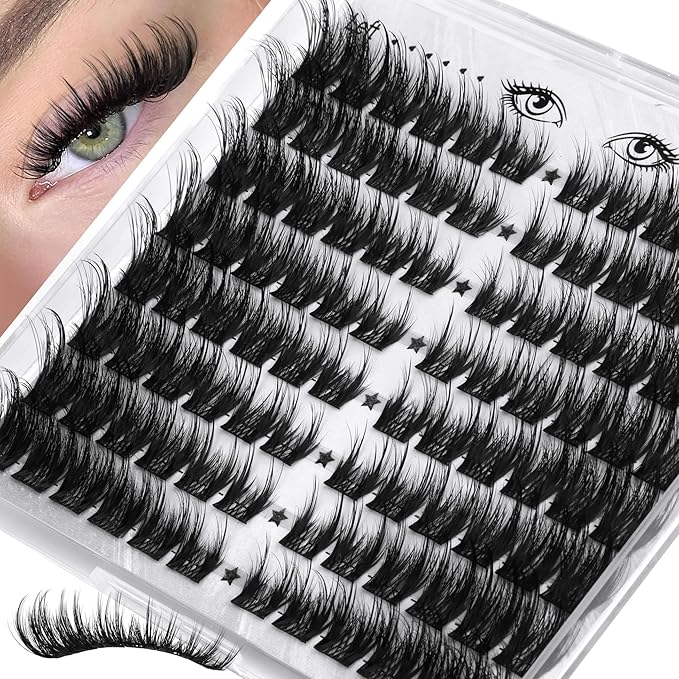 Cat Eye Lash Clusters With Spikes Wispy Clusters Eyelash Extensions Anime Eyelash Clusters Cat Eye Pre-Mapped Lash Clusters C-Curly Manga Individual Lashes Left&Right Lash Extension 10-18MM by Zegaine
