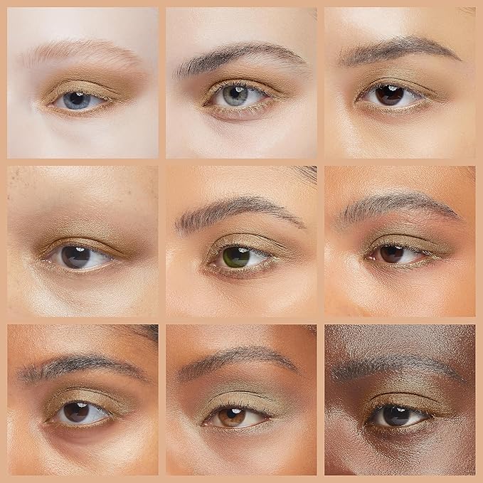 Amaretto Matte Light Brown Beige Peach Pressed Powder Single Vegan Eyeshadow; Talc, Paraben & Cruelty Free